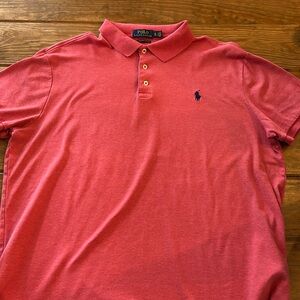 Men’s Polo - XL Golf Shirt short sleeve Pink